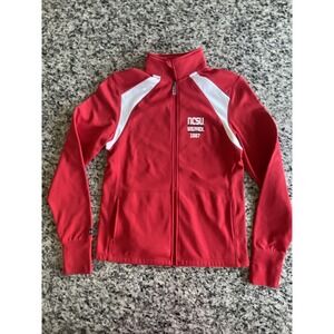 Jansport North Carolina State Wolfpack Mock Turtle Neck Zip Up Jacket Medium G77
